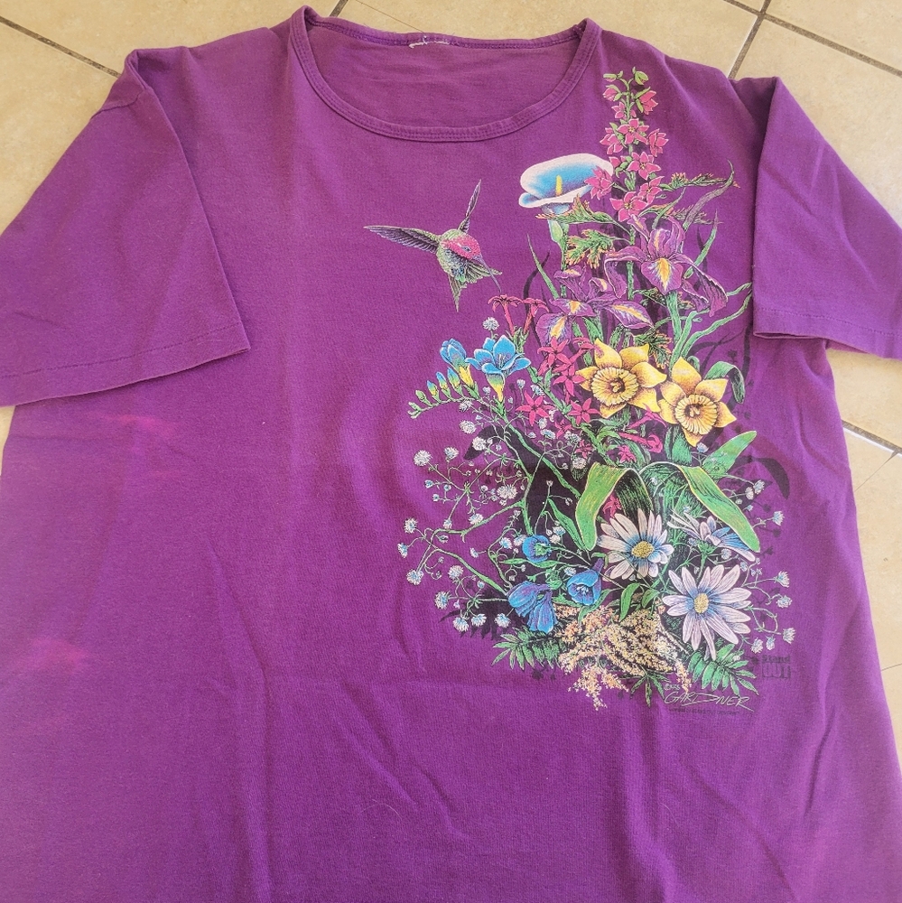 Vintage Hummingbird T Shirt